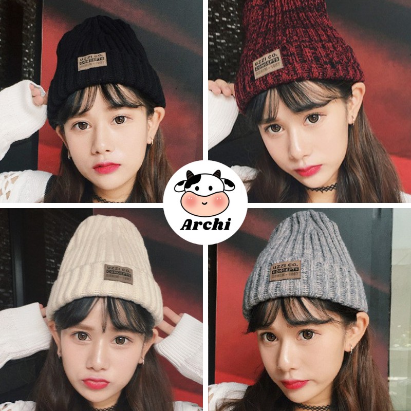 [Mã WASKT410K giảm 10K đơn 50K] Mũ len nữ ulzzang uzico